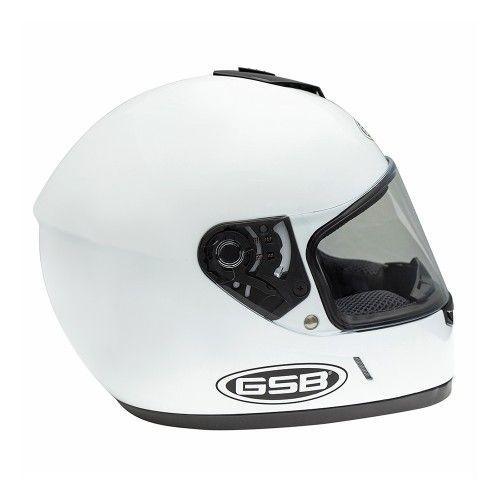 Шлем дорожный GSB G-349 BLACK & WHITE 1